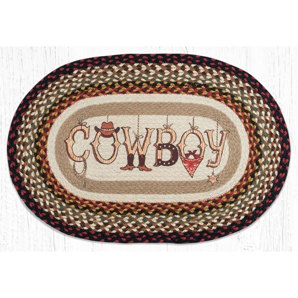 Palacedesigns 20 x 30 in. OP-19 Cowboy Oval Patch PA3374682 - main